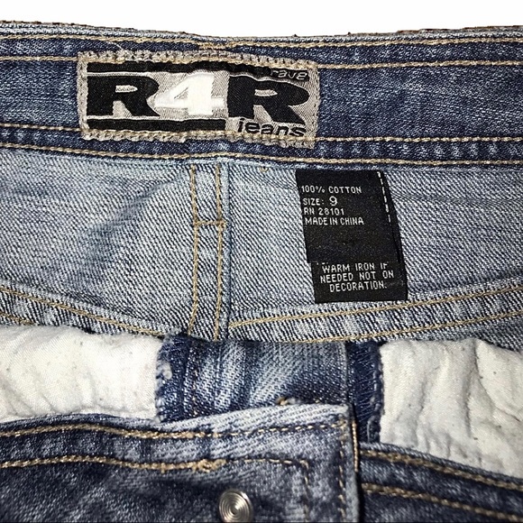 rave r4r jeans denim mini skirt - Picture 3 of 3